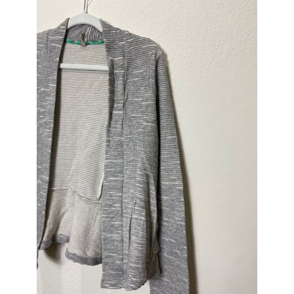 Sweet Gray Open Cardigan Sweater Feminine Cottage Core Medium - Picture 2 of 10